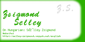 zsigmond selley business card